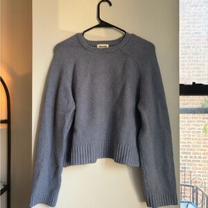 Open Edit Women's Blue Sweater